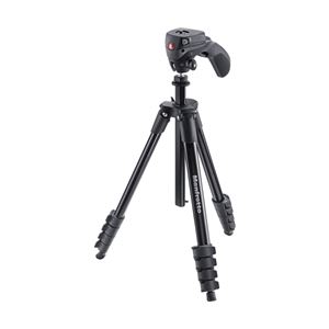 マンフロット COMPACT アクション三脚5段 フォトムービーキット ブラック MKCOMPACTACN-BK