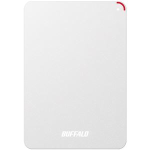バッファロー ミニステーション ターボPC EX2 Plus対応 耐衝撃＆USB3.0ポータブルHDD 4TBホワイト HD-PSF4.0U3-GW