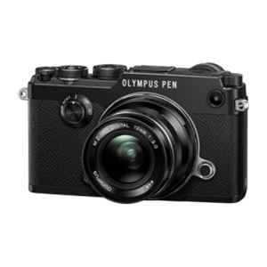 オリンパス ミラーレス一眼 PEN-F・12mm F2.0 レンズキット （ブラック） PEN-F12mmLKBLK