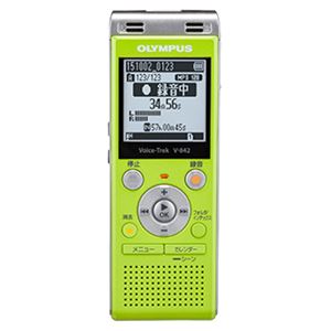 オリンパス ICレコーダー Voice-Trek （ライムグリーン） V-842 LGR
