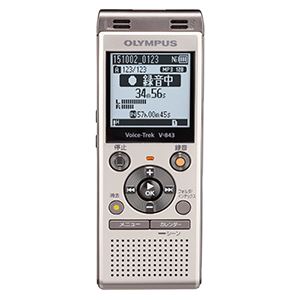 オリンパス ICレコーダー Voice-Trek （シャンパンゴールド） V-843 GLD