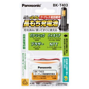 パナソニック（家電） 充電式ニッケル水素電池 BK-T403