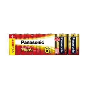 パナソニック（家電） アルカリ乾電池 単1形 6本シュリンクパック LR20XJ/6SW