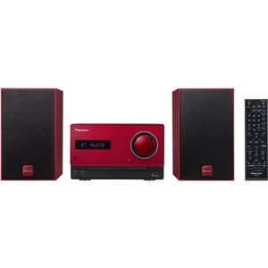 パイオニア CDミニコンポーネントシステム レッド X-CM35-R