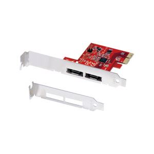 ラトックシステム eSATA 2ポート PCI Expressボード REX-PE32X