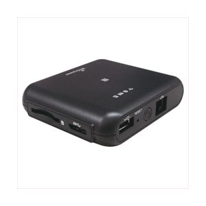 ラトックシステム Wi-Fi SDカードリーダー 5GHz対応 433Mbpsモデル （ブラック） REX-WIFISD2-BK