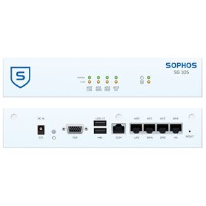 ソフォス SG 105 UTM ハードウェアアプライアンス 本体 と JP power cord SG1ATCHJP