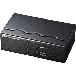 サンワサプライ ディスプレイ切替器（ミニD-sub（HD）15pin用・2回路） SW-EV2N