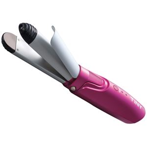 コイズミ コードレス2WAYヘアアイロン ビビッドピンク KCR-7400/VP