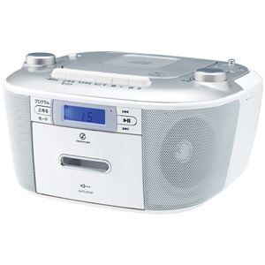 コイズミ CDステレオラジカセ シルバー SAD-4935/S