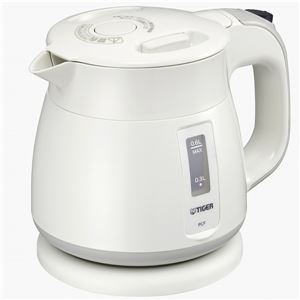 タイガー魔法瓶 電気ケトル 【わく子】 0.6L ホワイト PCF-G060W