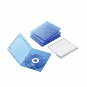 [ELECOM（エレコム）] [スリムタイプ][一枚収納][5枚入り]スリムBlu-rayディスクケース CCD-BLUS105CBU