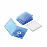 [ELECOM（エレコム）] [スリムタイプ][一枚収納][5枚入り]スリムBlu-rayディスクケース CCD-BLUS105CBU