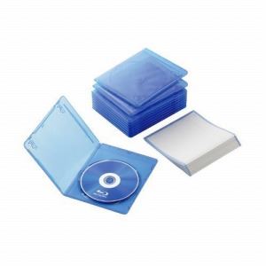 [ELECOM（エレコム）] [スリムタイプ][一枚収納][10枚入り]スリムBlu-rayディスクケース CCD-BLUS110CBU