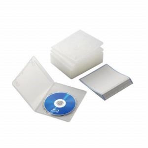[ELECOM（エレコム）] [スリムタイプ][一枚収納][10枚入り]スリムBlu-rayディスクケース CCD-BLUS110CR