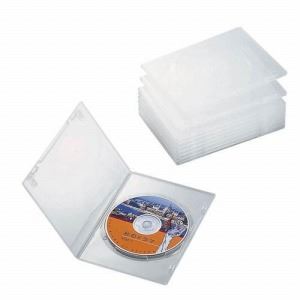 [ELECOM（エレコム）] スリムDVDトールケース CCD-DVDS03CR