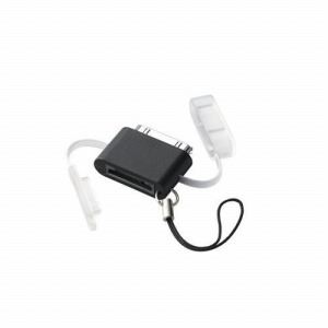 [ELECOM（エレコム）] iPhone充電コネクタ変換アダプタ MPA-AUDADBK