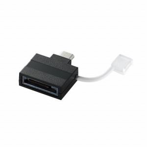 [ELECOM（エレコム）] スマートフォン用micro-USB変換アダプタ／AU端子用 MPA-AUMBADBK