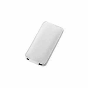 [ELECOM（エレコム）] iPhone5用ソフトレザーカバー（フラップ） PS-A12PLFWH