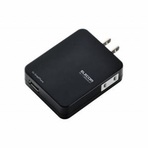 [ELECOM（エレコム）] USB充電ポート付きタップ T-US01-11100BK