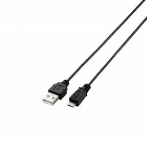 [ELECOM（エレコム）] 極細Micro-USB（A-MicroB）ケーブル U2C-AMBX10BK