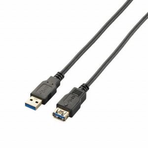 [ELECOM（エレコム）] USB3.0延長ケーブル（A-A） USB3-E20BK