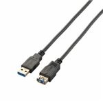 [ELECOM（エレコム）] USB3.0延長ケーブル（A-A） USB3-E20BK