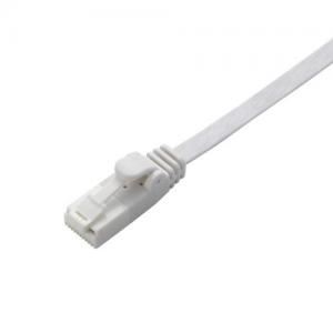 [ELECOM（エレコム）] ツメ折れ防止フラットLANケーブル（Cat6準拠） LD-GFT／WH70