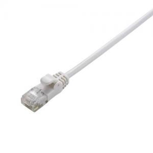 [ELECOM（エレコム）] [ホワイト][15m][Cat6準拠]配線スッキリ！取り回しがしやすいGigabit やわらかLANケーブル（Cat6準拠） LD-GPY／WH15