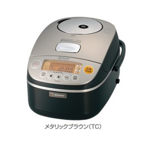 象印／ZOJIRUSHI 圧力IH炊飯ジャー 極め炊き （5.5合炊き） NP-BA10 メタリックブラウン画像１