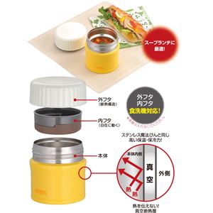 Thermos^T[X ^fMt[hRei[ 0.38L ^X JBI-380-LET摜Q