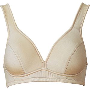 アイシルク シルクソフトカップブラジャー モカ M