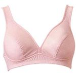 アイシルク シルクソフトカップブラジャー ピーチ M