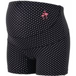 ムレにくい妊婦帯パンツ クールプラス ドット(ベルトイン) M-L ブラック 6510125