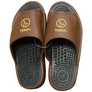 トロイ 紳士健康サンダル ブラウン M