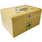 木製救急箱 Sサイズ(衛生用品セット付)