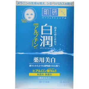 肌研 白潤 薬用美白マスク 20ml×4枚入