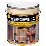 アサヒペン 油性超耐久屋外用ニス 透明(クリヤ) 1.8L