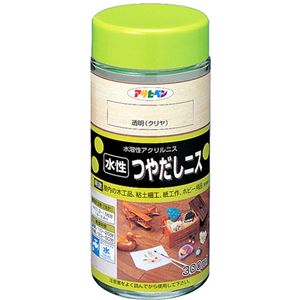アサヒペン 水性つやだしニス 透明(クリヤ) 300ml
