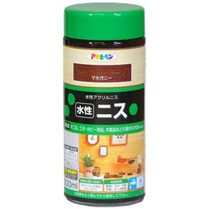 アサヒペン 水性ニス マホガニー 300ml