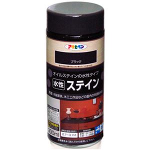 アサヒペン 水性ステイン ブラック 300ml