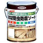 アサヒペン 木材防虫防腐ソート グリーン 1L