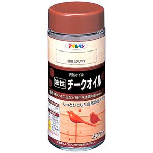 アサヒペン 油性チークオイル 透明(クリヤ) 300ml
