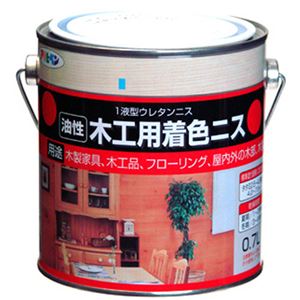 アサヒペン 油性木工用着色ニス メープル 0.7L
