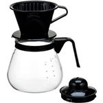 iwaki レンジのポット・ポット&ドリッパー KT7966CBK2 ブラック