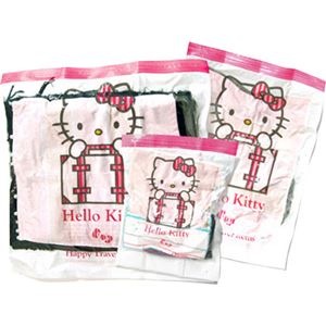 カシムラ ハローキティ 圧縮袋 S/M/L 3枚セット A柄 TK-9
