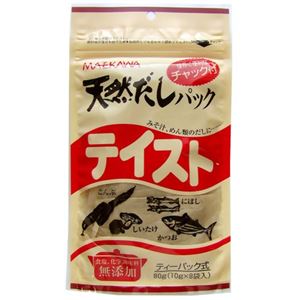 （まとめ買い）マエカワ 天然だしパック テイスト(ティーパック式) 10g×8袋入×16セット