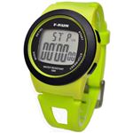 F-RUN(エフラン) ランニング用ウォッチ ラップメモリー10 FRN10YG イエローグリーン