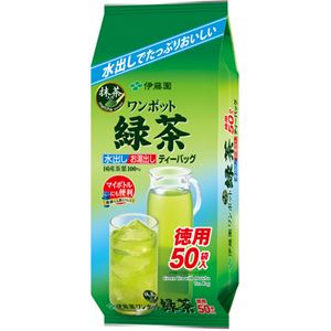（まとめ買い）伊藤園 抹茶入り ワンポット緑茶 ティーバッグ 50袋×9セット