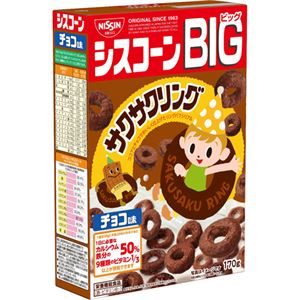 （まとめ買い）シスコーンBIG サクサクリング チョコ味 170g×13セット